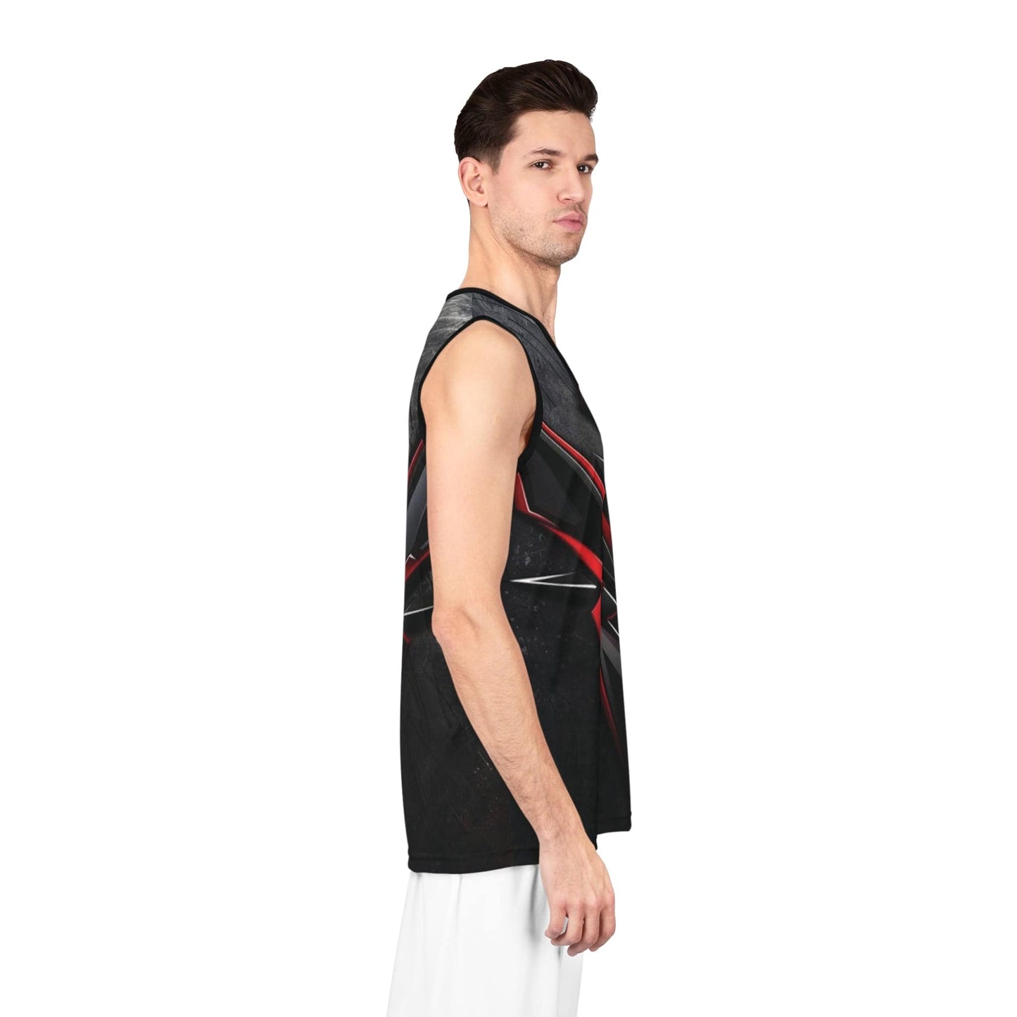 Sporty Graphic Basketball Jersey, Men’s Athletic Wear, Unisex Gym Shirt, Game Day Apparel, Team Spirit Top, Casual Sports Outfit - M/S TMC India