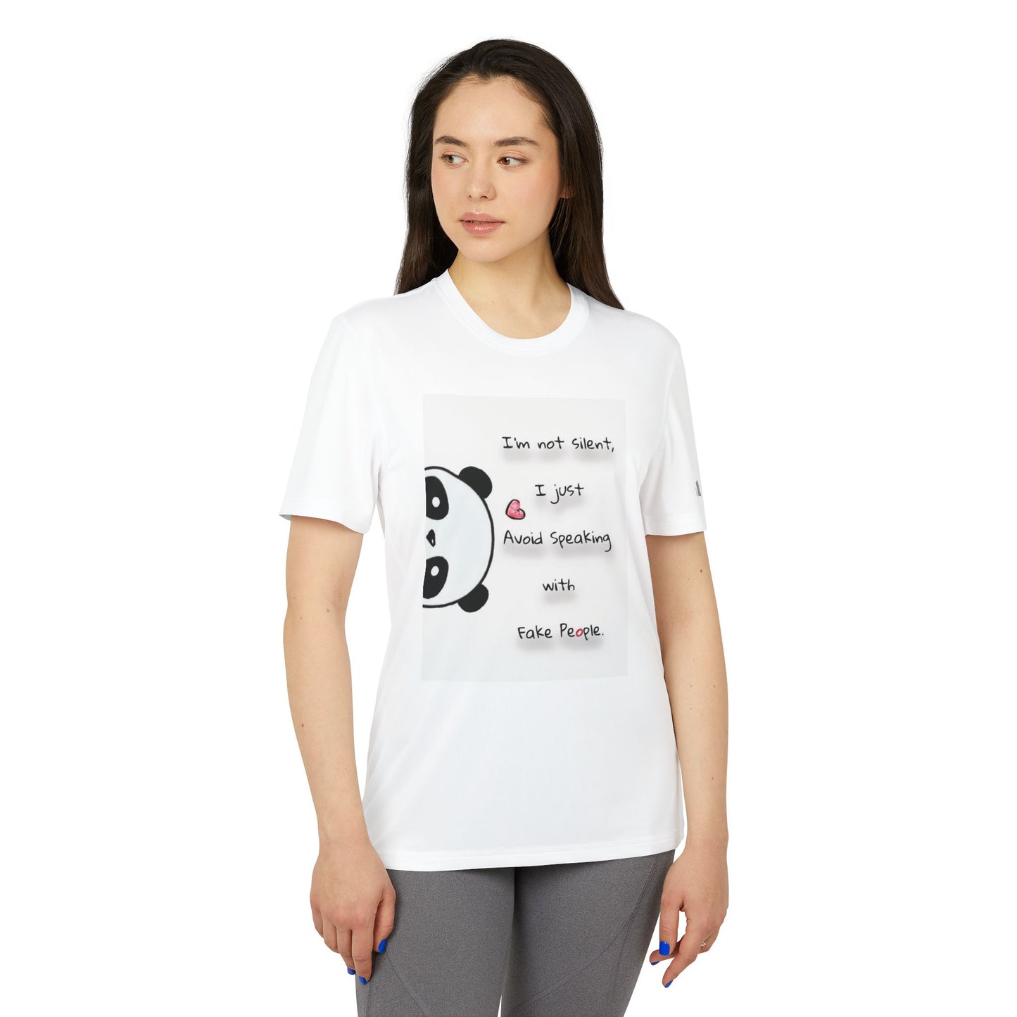 Sport T-Shirt Adidas Funny Panda Quote - M/S TMC India