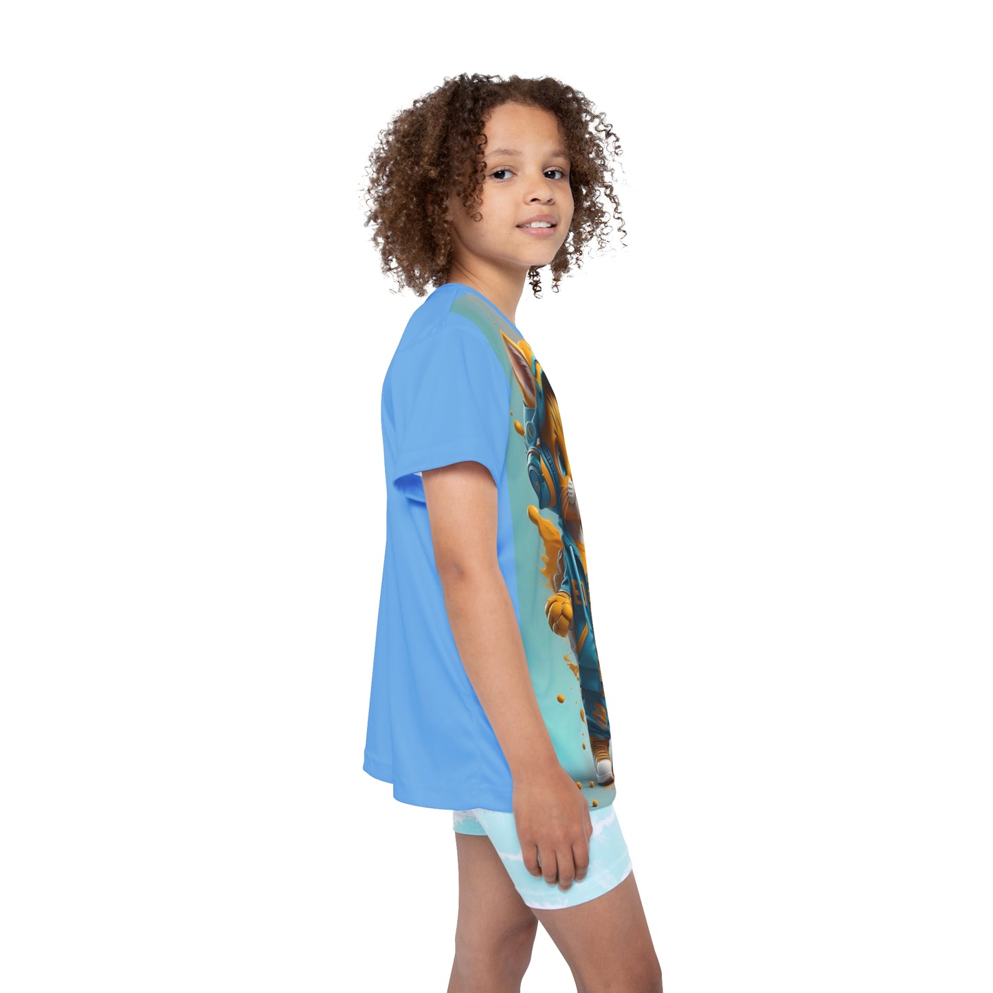 Kids Sports Jersey, Fun Playful Tee, Children's Athletic Shirt, Youth Team Gear, Activewear for Sports and Playtime, Birthday Gift Ideas - M/S TMC India