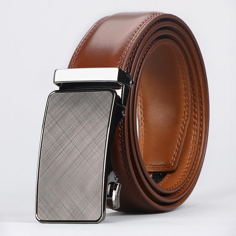 Men's Slider Ratchet Belt, Perfect As A Gift, Pairs Well With Dress Pants, Shirt And Oxford Shoes, Can Be Tailored CJ
