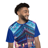 Vibrant Men's Sports Jersey, Unique Graphic Tee, AOP Jersey, Gift for Athletes, Trendy Streetwear, Casual Sportswear Printify