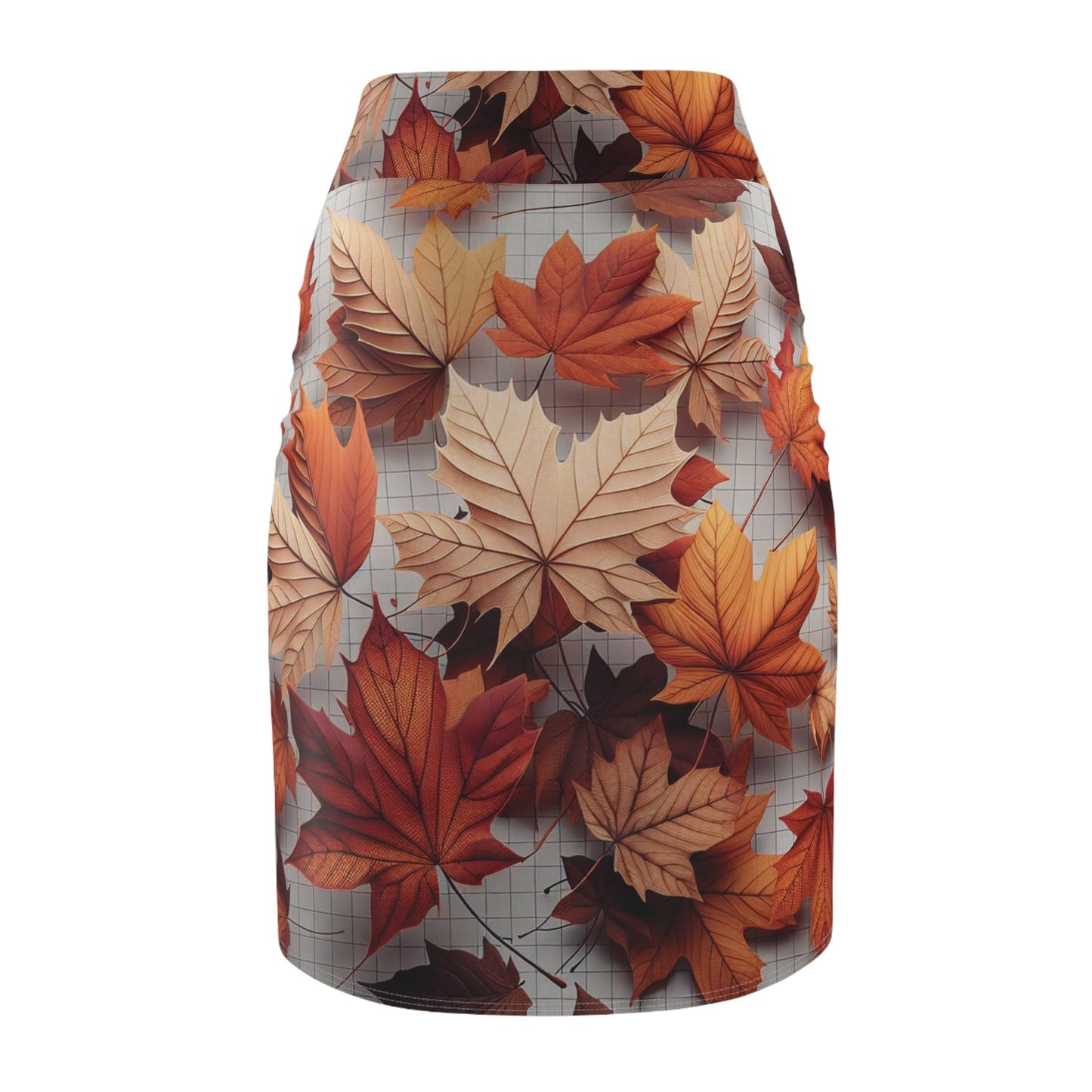 Autumn Leaves Women's Pencil Skirt, AOP Skirt, Fall Fashion, Seasonal Outfit, Flattering Skirt, Trendy Women's Wear Printify