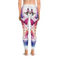 Colorful Butterfly Stretchy Leggings, Yoga Pants, Festival Wear, Gift for Her, Activewear, Summer Apparel, Comfortable Leggings - M/S TMC India