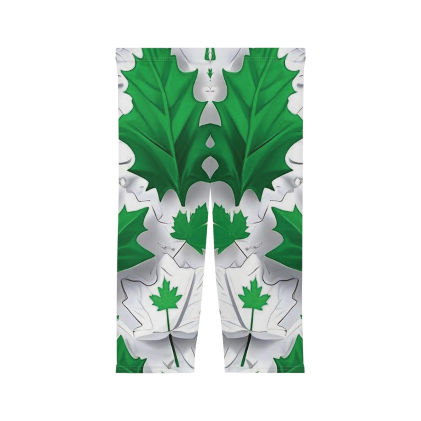 Stylish Women’s Capri Leggings, Floral Pattern, Perfect for Yoga, Fitness, Casual Wear, Gifts for Her, Summer Fashion - M/S TMC India