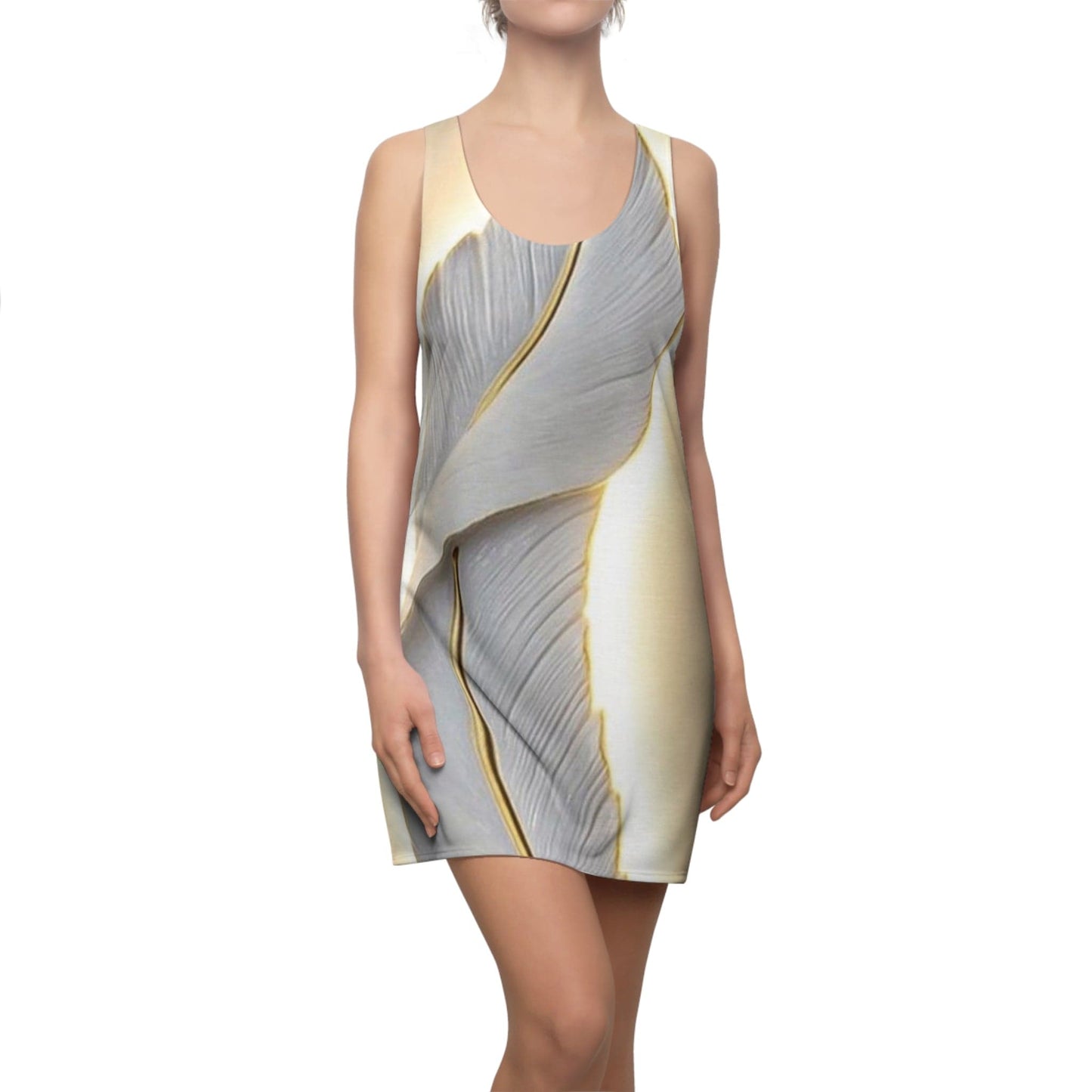 Elegant Flower-Inspired Racerback Dress, Summer Dress, Floral Dress, Beach Wear, Vacation Outfit, Bohemian Style - M/S TMC India