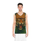 Wild Jungle Basketball Jersey - Fierce Tiger Design, Sport Wear, Activewear, Gym Gear, Animal Print Clothing, Gift for Athletes Printify