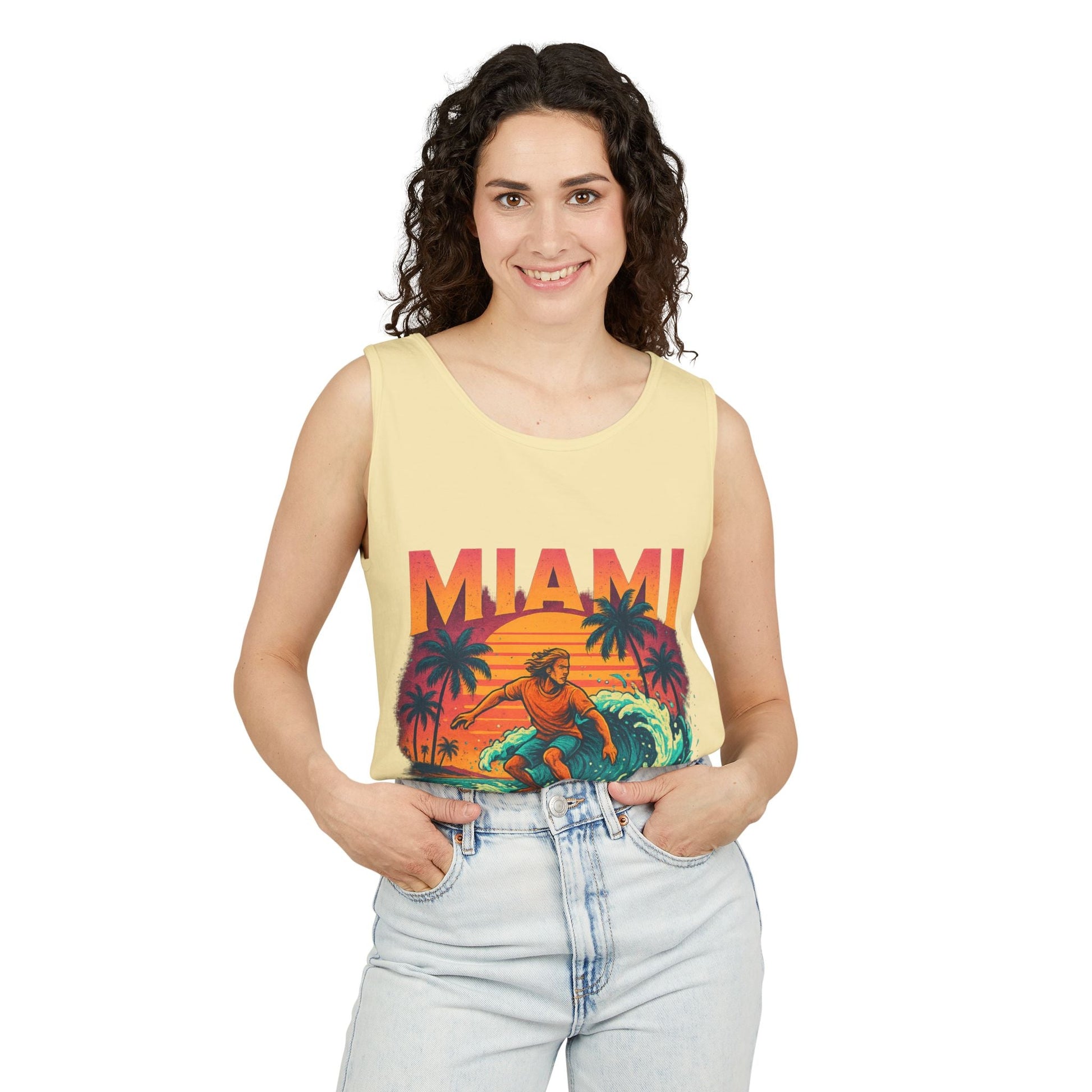 Unisex Garment-Dyed Tank Top Printify