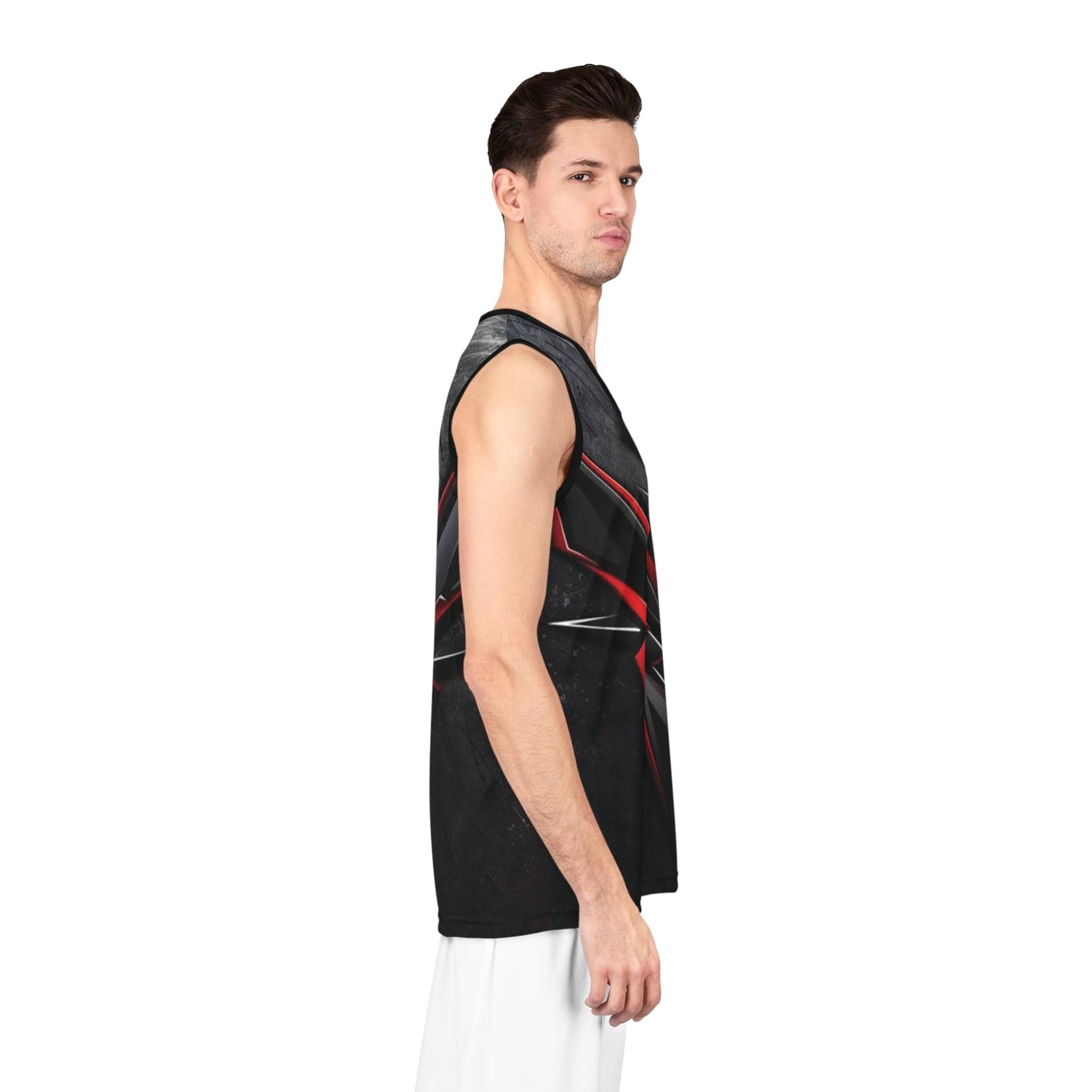 Sporty Graphic Basketball Jersey, Men’s Athletic Wear, Unisex Gym Shirt, Game Day Apparel, Team Spirit Top, Casual Sports Outfit - M/S TMC India