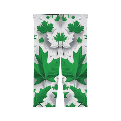 Stylish Women’s Capri Leggings, Floral Pattern, Perfect for Yoga, Fitness, Casual Wear, Gifts for Her, Summer Fashion Printify