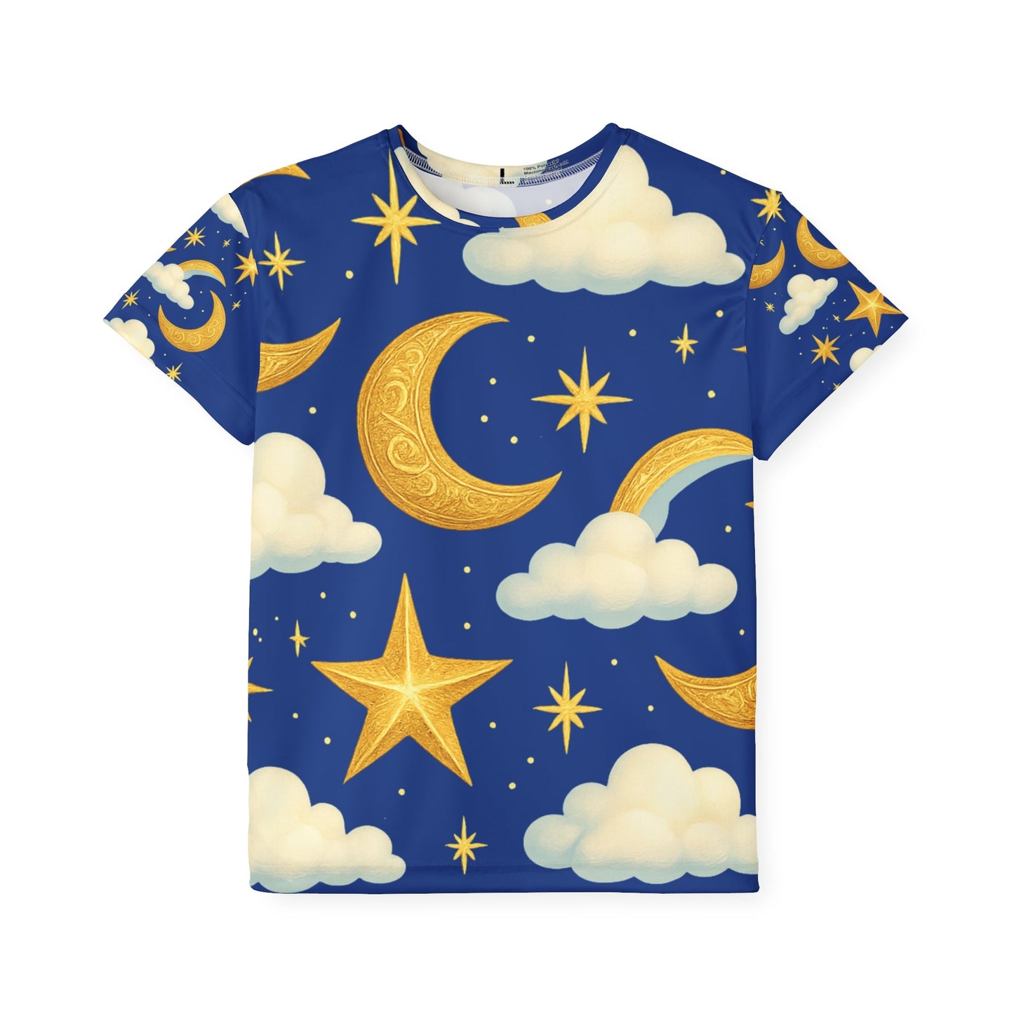 Kids Celestial Sports Jersey, Dreamy Sky Jersey, Starry Kids Apparel, Fun Activewear, Birthday Gift for Kids Printify