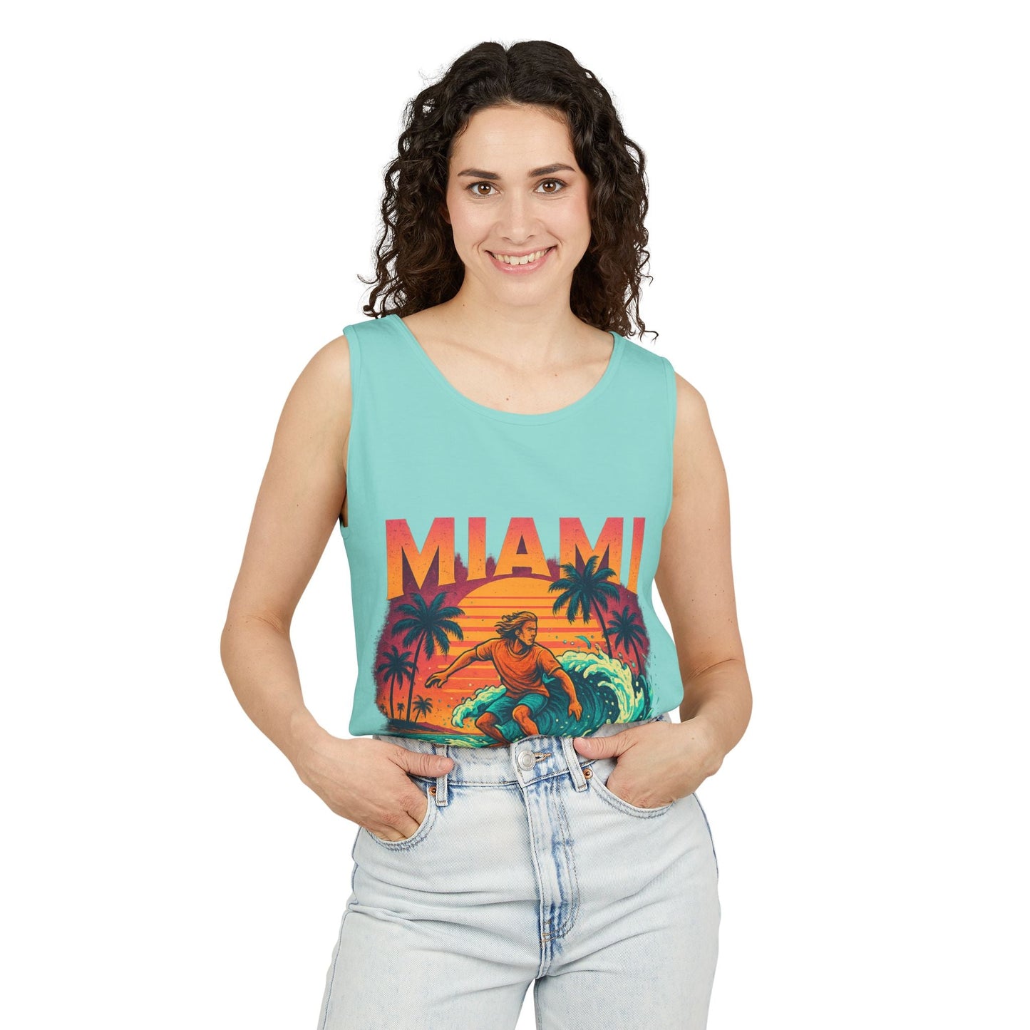 Unisex Garment-Dyed Tank Top Printify
