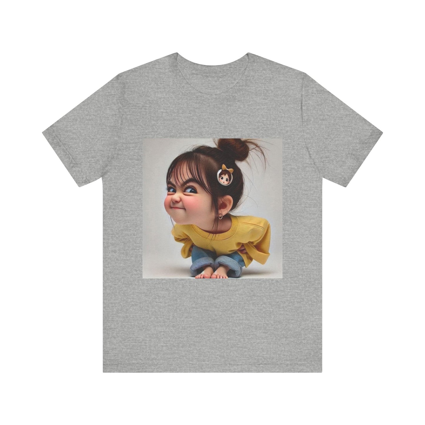 Whimsical Kid's Art T-Shirt, Adorable Cartoon Tee, Fun Gift for Children, Cute Graphic Shirt, Birthday Party Outfit, Playful Apparel Printify