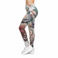Floral Print Women's Casual Leggings, Stretchy Activewear, Comfortable Everyday Leggings, Yoga Pants, Spring Fashion - M/S TMC India