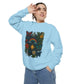Boho Floral Sweatshirt, Vintage Style, Cozy Layer, Nature Lover Gift, Perfect for Spring and Fall - M/S TMC India