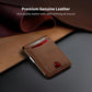 Wallet For Men Slim Bifold Leather Wallet With Money Clip RFID Blocking Minimalist Card Holder Front Pocket Mens Wallet CJ