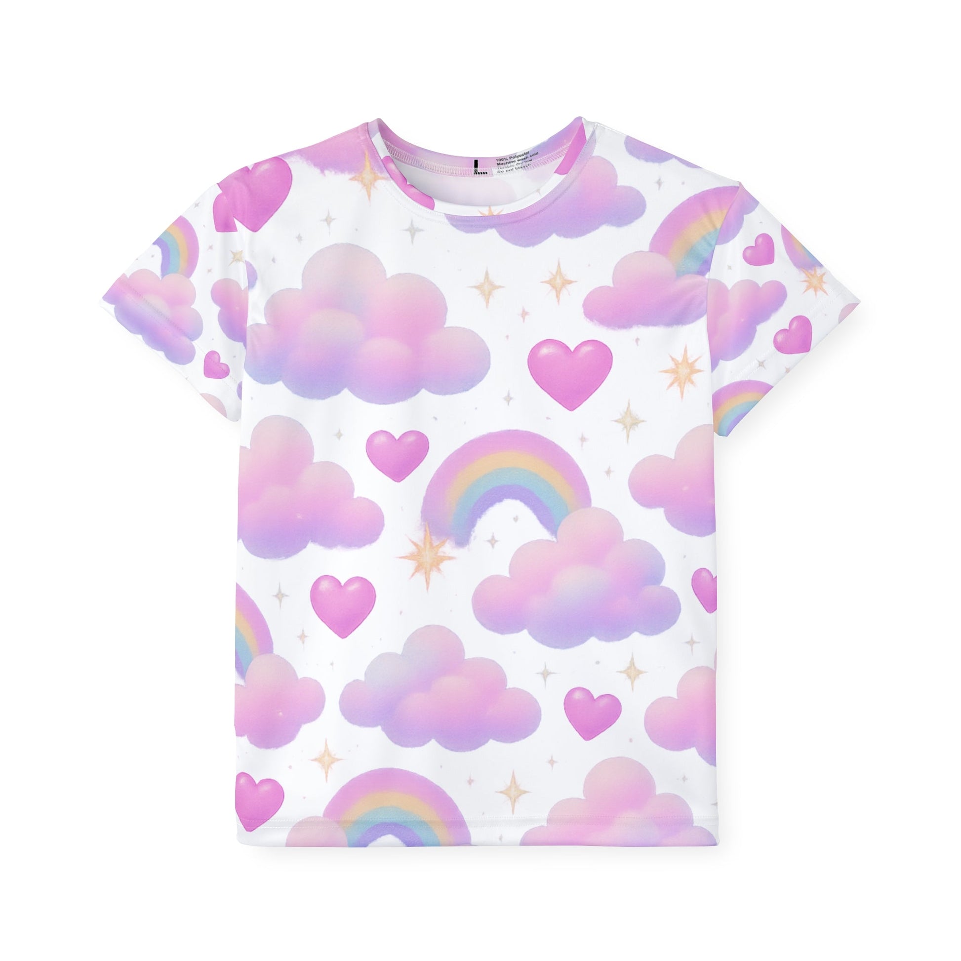 Rainbow Dreams Kids Sports Jersey, Cute T-Shirt for Playtime, Birthday Gift, Festival Wear, Colorful Sportswear Printify