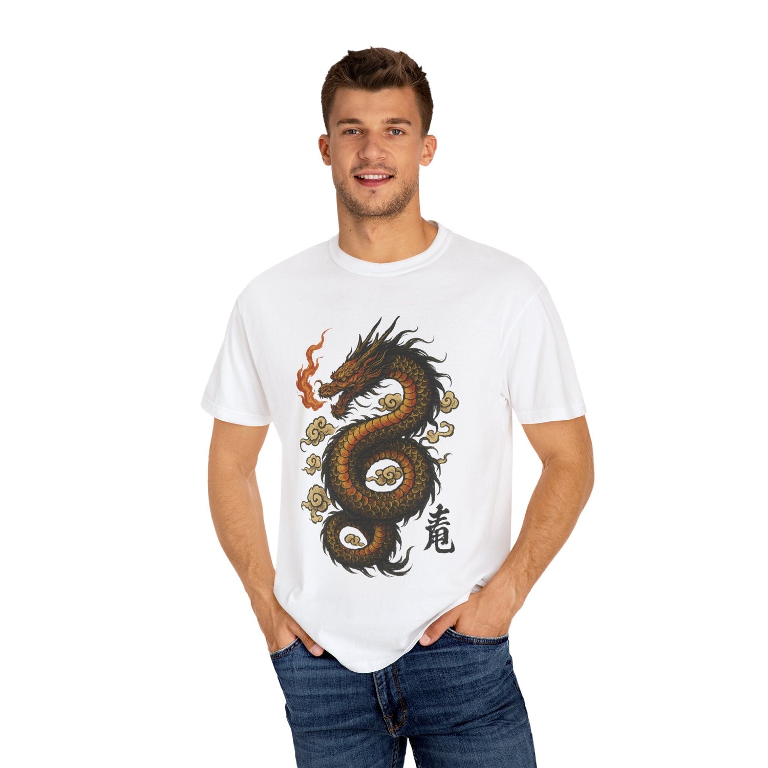 Dragon Graphic Unisex T-Shirt for Anime Fans and Dragon Lovers Printify