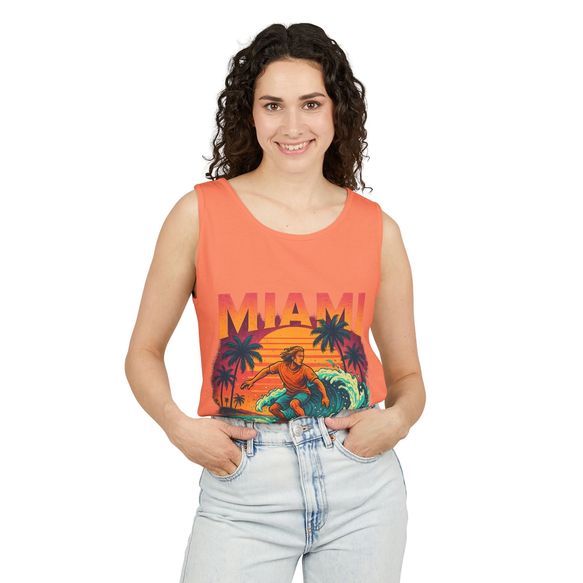 Unisex Garment-Dyed Tank Top Printify
