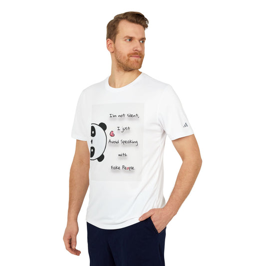 Sport T-Shirt Adidas Funny Panda Quote Printify