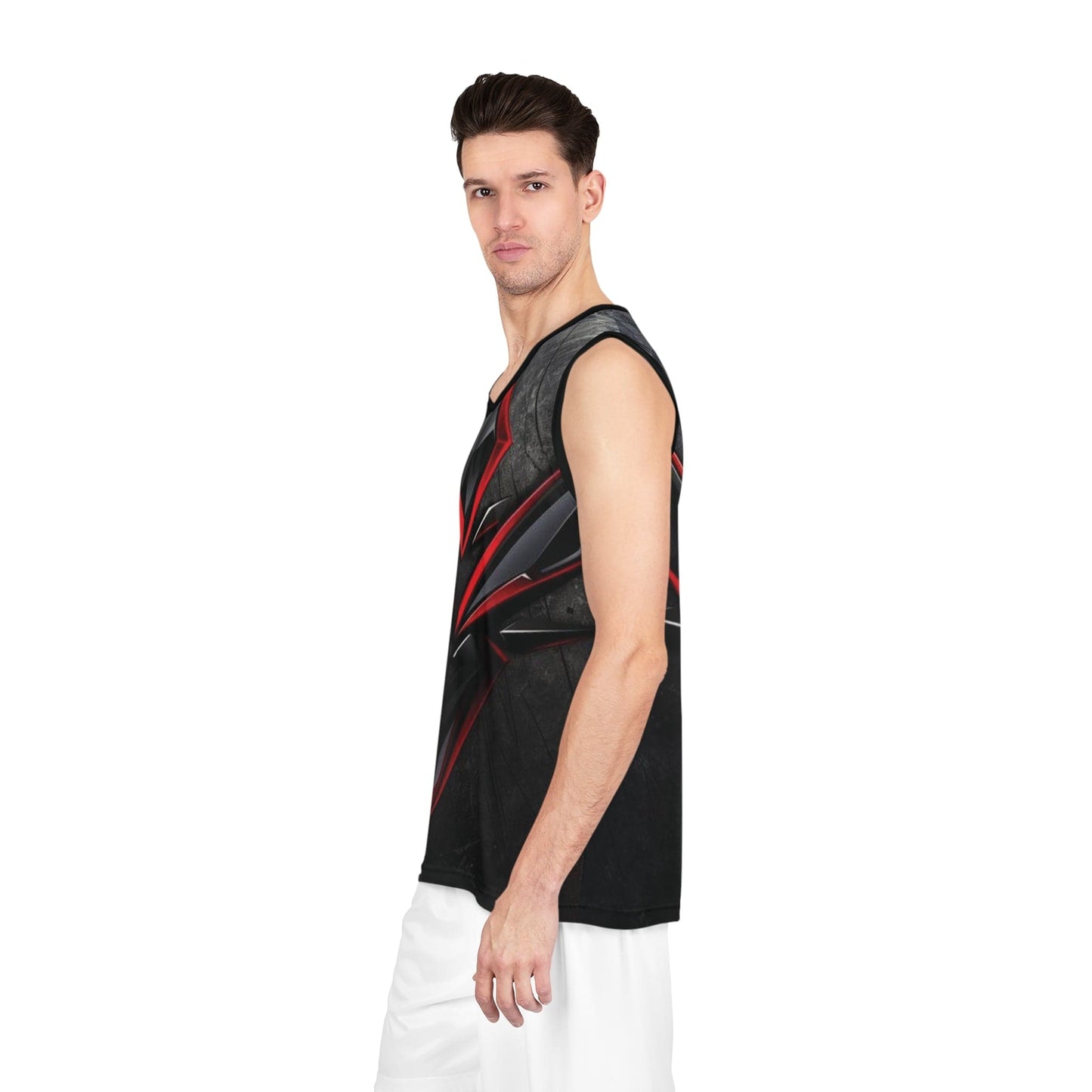 Sporty Graphic Basketball Jersey, Men’s Athletic Wear, Unisex Gym Shirt, Game Day Apparel, Team Spirit Top, Casual Sports Outfit - M/S TMC India