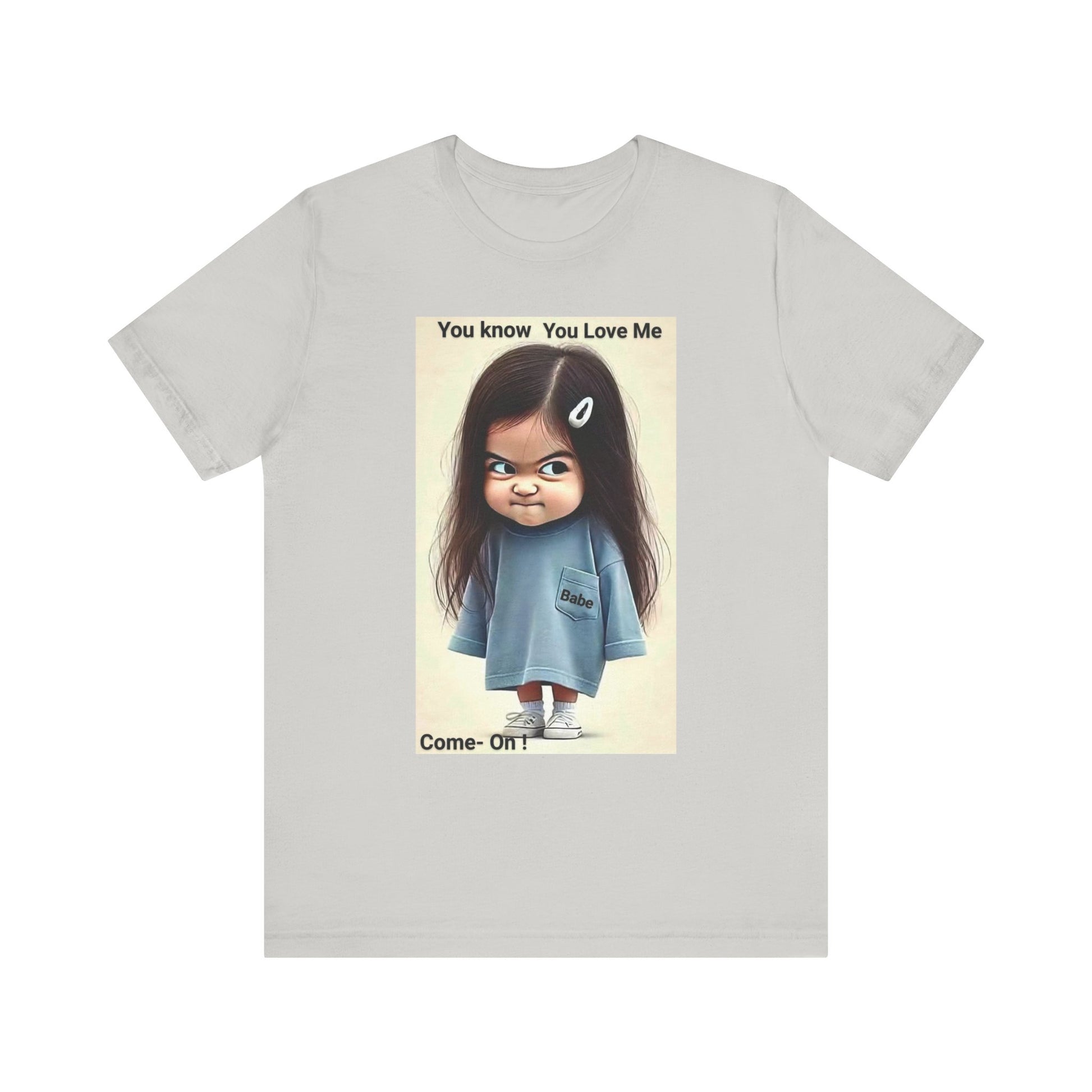 Playful Graphic Tee - You Know You Love Me, Funny Casual Shirt, Gift for Friends, Birthday Gift, Quirky Style Shirt - M/S TMC India