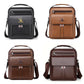 Leather Messenger Crossbody Shoulder Bag For Men Work Business Casual Adjustable Straps With  Metal Zipper CJ