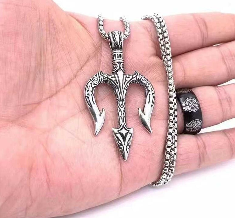 Sea King Trident Cross Border Necklace Pendant - M/S TMC India