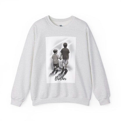 Brotherly Bond Crewneck Sweatshirt | Family Apparel, Sibling Love Printify