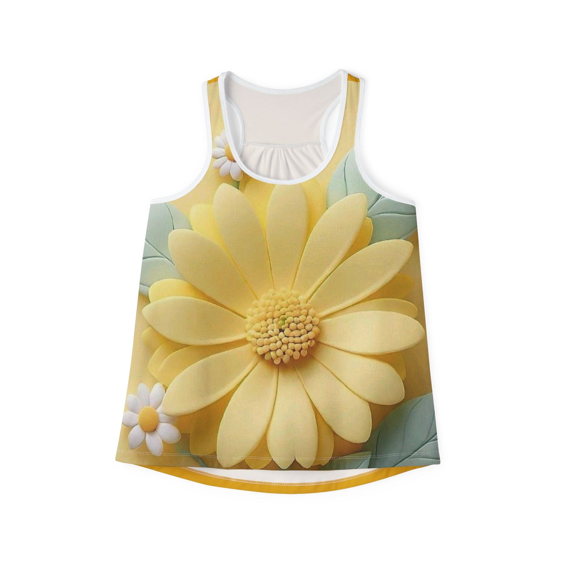 Bright Floral Women's Tank Top, Summer Apparel, Boho Style, Fitness Top, Casual Wear, Spring Fashion, Gift for Her Printify