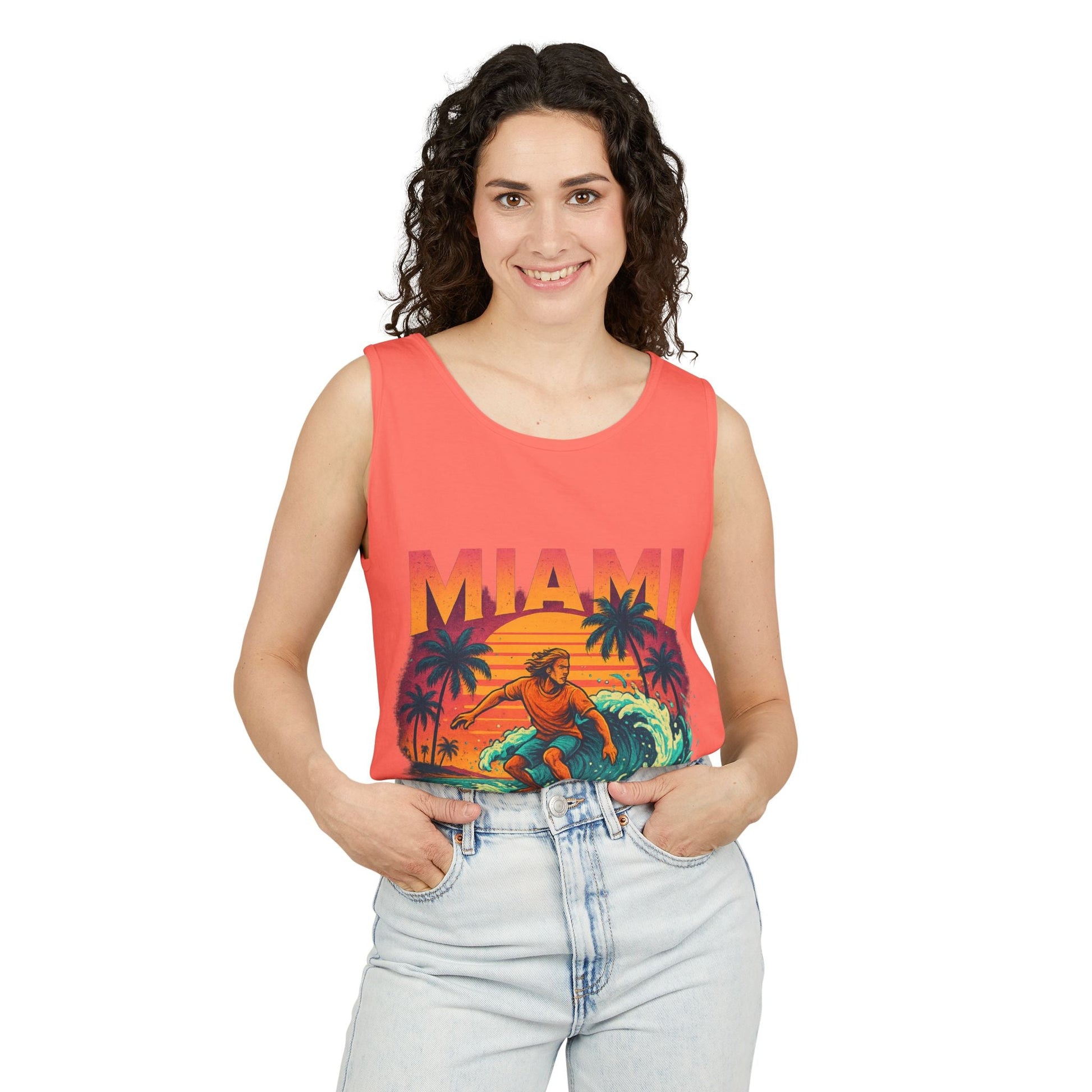 Unisex Garment-Dyed Tank Top Printify