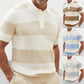 Mens Clothing Summer Fashion Lapel Sweater Short Sleeve Men Clothing Men Wears CJ