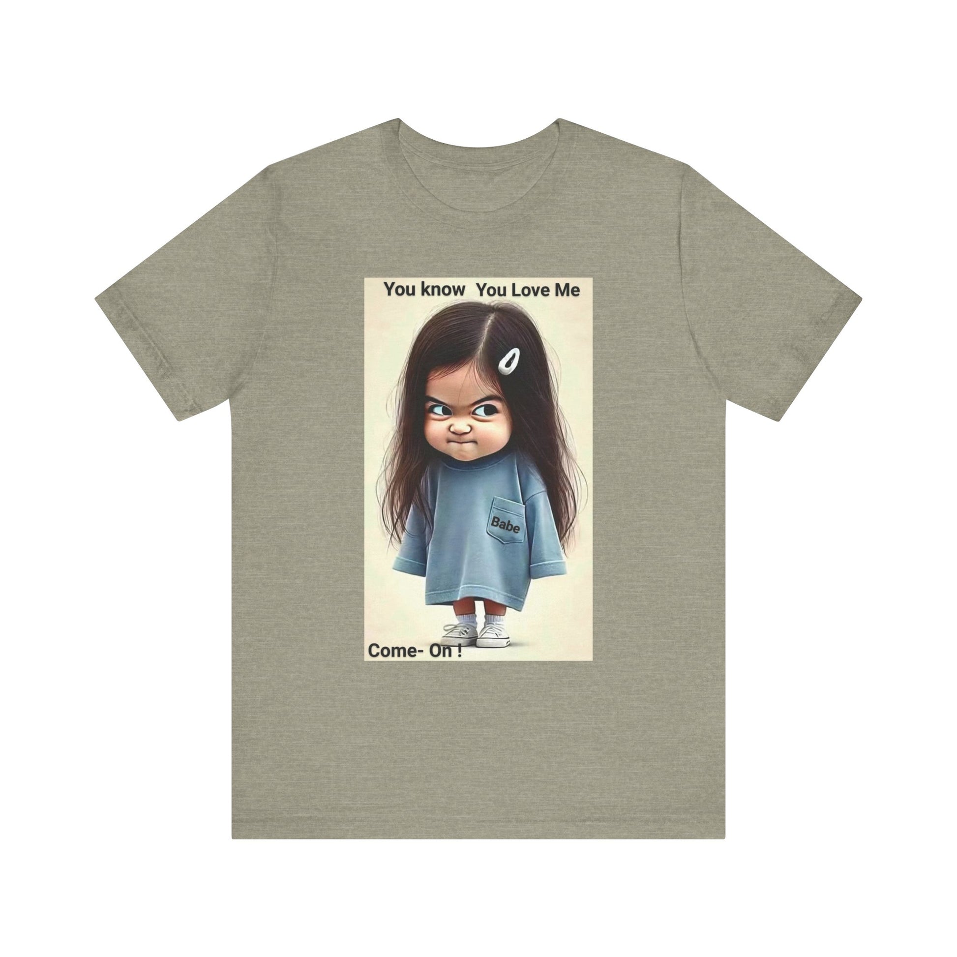 Playful Graphic Tee - You Know You Love Me, Funny Casual Shirt, Gift for Friends, Birthday Gift, Quirky Style Shirt - M/S TMC India