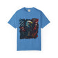 Patriotic Eagle T-Shirt | Unisex Garment-Dyed Tee for Independence Day, Memorial Day, Veteran Gifts, Casual Wear, USA Pride Printify