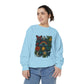 Boho Floral Sweatshirt, Vintage Style, Cozy Layer, Nature Lover Gift, Perfect for Spring and Fall - M/S TMC India