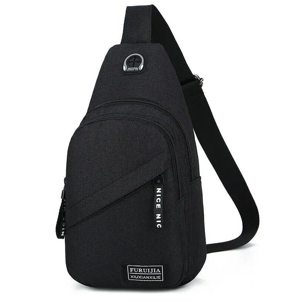 Men Women Sling Bag Chest Fanny Packs Cross Body Travel Sports Shoulder Backpack CJ