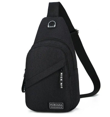 Men Women Sling Bag Chest Fanny Packs Cross Body Travel Sports Shoulder Backpack CJ