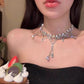 New High End Design Full Diamond Water Necklace CJ