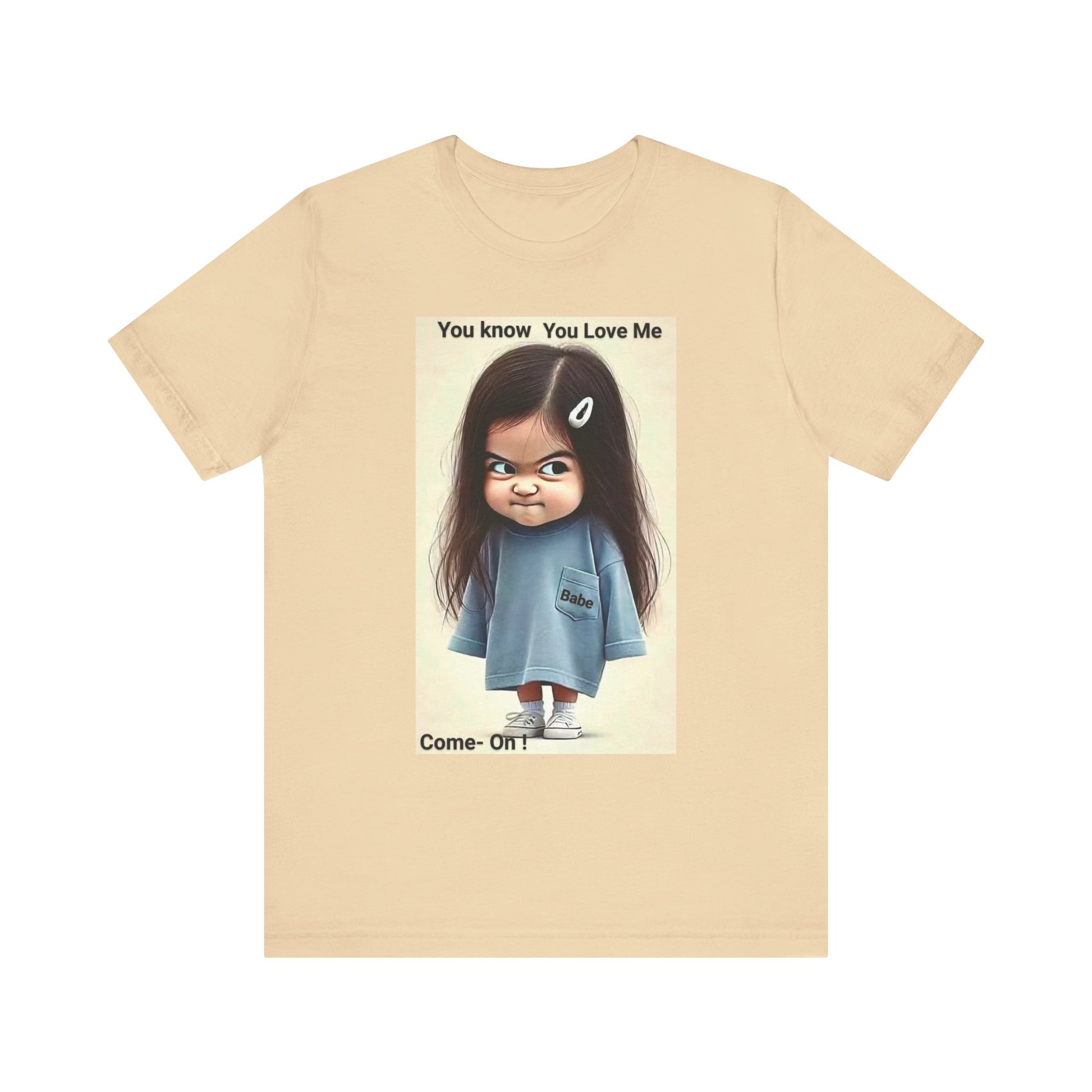 Playful Graphic Tee - You Know You Love Me, Funny Casual Shirt, Gift for Friends, Birthday Gift, Quirky Style Shirt - M/S TMC India