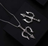 Sea King Trident Cross Border Necklace Pendant CJ