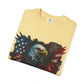 Patriotic Eagle T-Shirt | Unisex Garment-Dyed Tee for Independence Day, Memorial Day, Veteran Gifts, Casual Wear, USA Pride Printify
