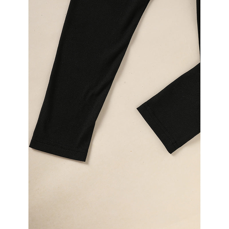 Kid's 'Grandma And Granddaughter' Letter & Heart Print Long Sleeve Top & Pants Set, 2 Sets Comfy Loungewear Outfit - M/S TMC India