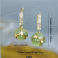 1 Set Of 2 Elegant Women's Ball Pendant Earrings - Allergy-proof Studs, Fashionable Elegant Luxury Design, The Perfect Lady Gift. - M/S TMC India