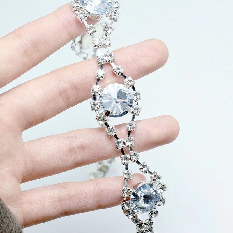 Light Luxury Niche Design, High-end Feel, Super Sparkling Rhinestone Necklace - M/S TMC India