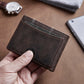 Mens Wallet Genuine Leather Slim Bifold Wallet With Airtag Holder, RFID Blocking, Front Pocket Wallet With Money Clip,ID Window Credit Card Holder - M/S TMC India