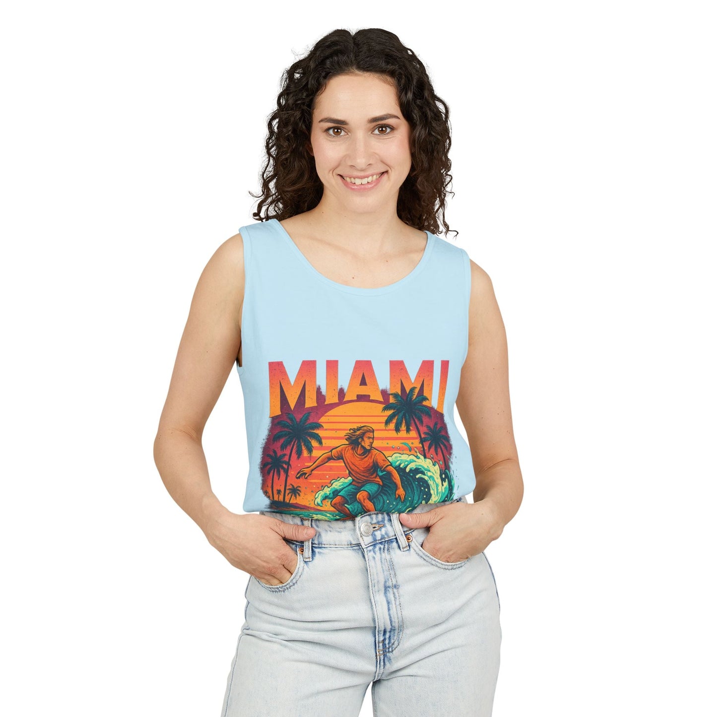 Unisex Garment-Dyed Tank Top Printify