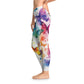 Colorful Butterfly Stretchy Leggings, Yoga Pants, Festival Wear, Gift for Her, Activewear, Summer Apparel, Comfortable Leggings - M/S TMC India