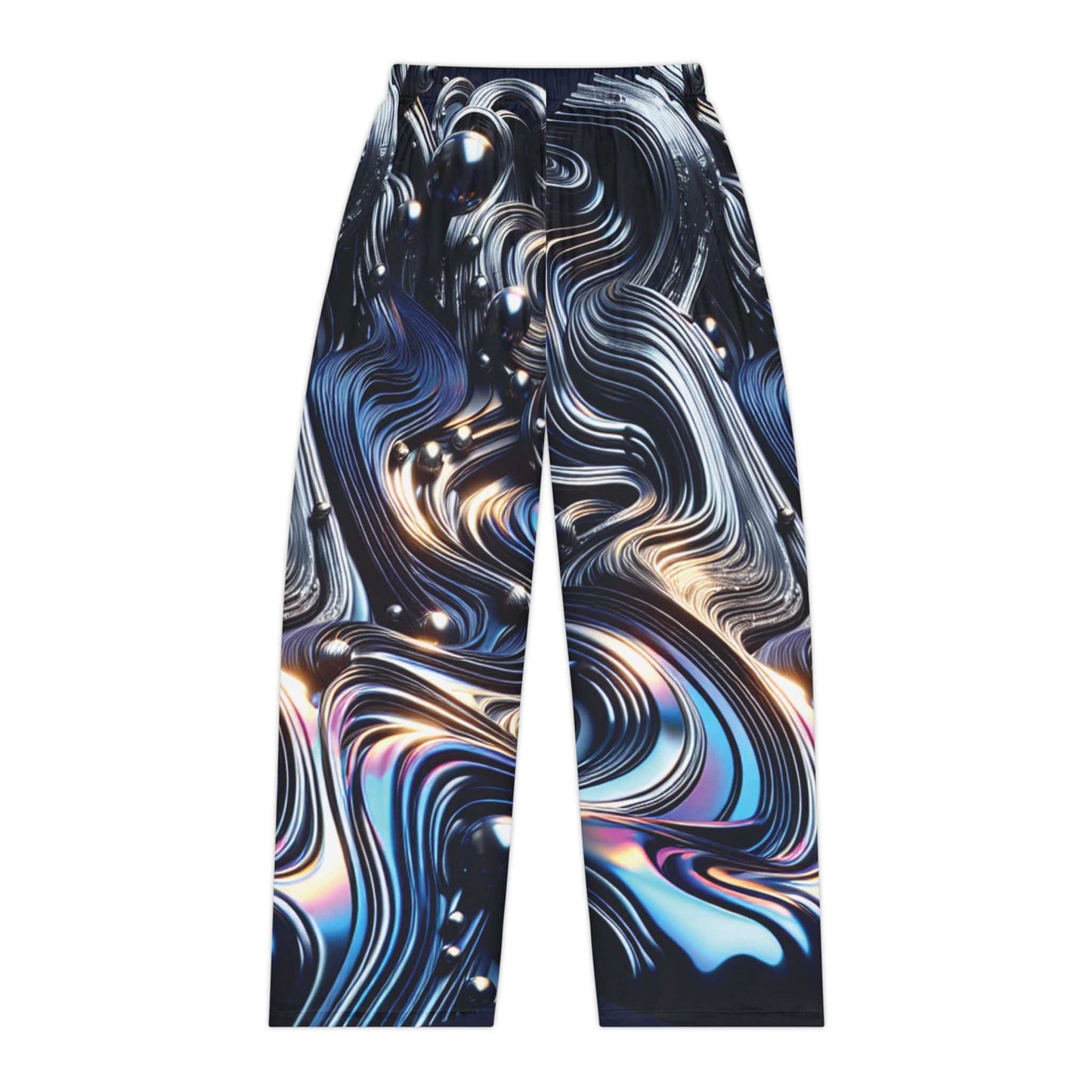 Abstract Swirl Women's Pajama Pants, Cozy Loungewear, Sleep Pants, Gift for Her, Stylish Homewear, Relaxed Fit Bottoms Printify