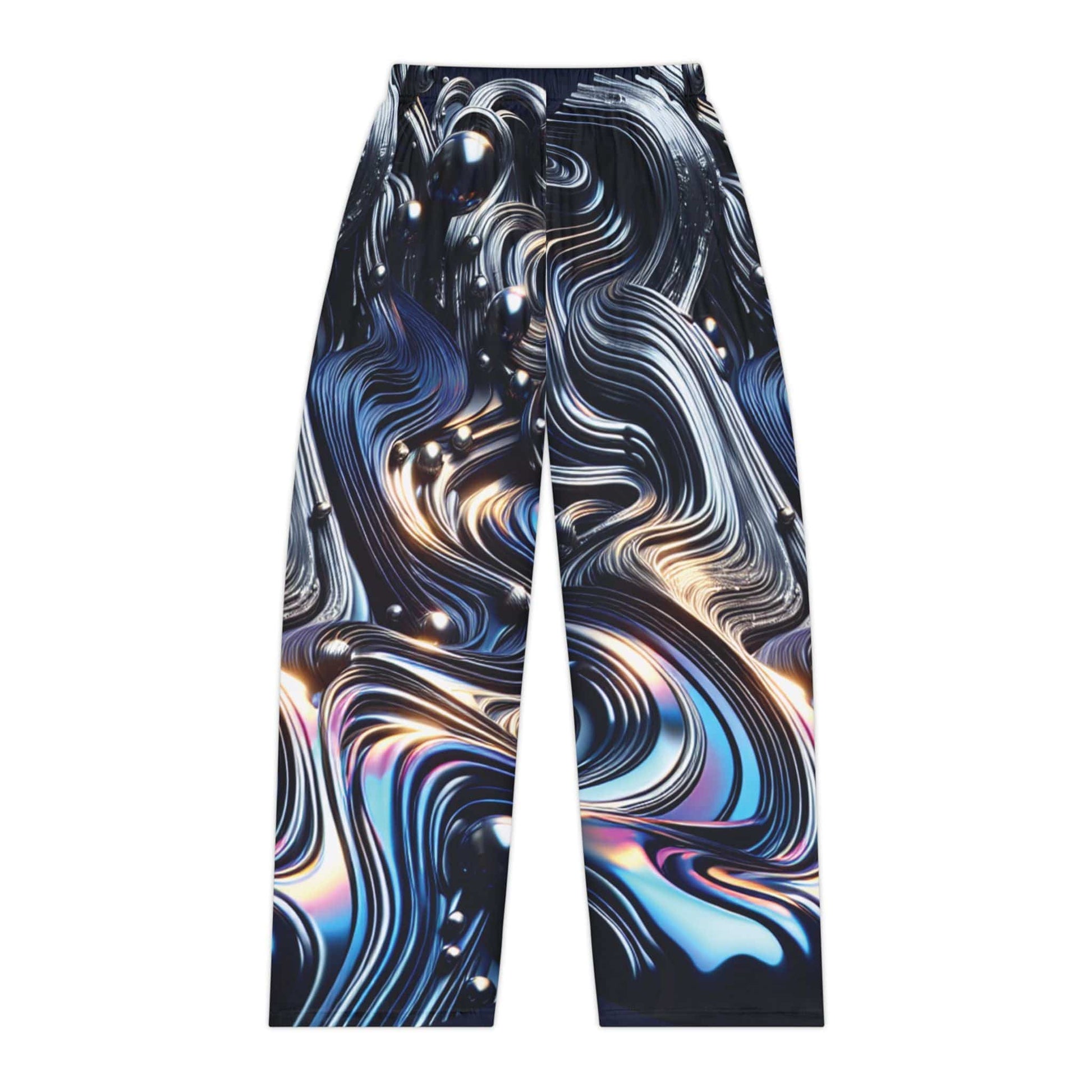Abstract Swirl Women's Pajama Pants, Cozy Loungewear, Sleep Pants, Gift for Her, Stylish Homewear, Relaxed Fit Bottoms Printify