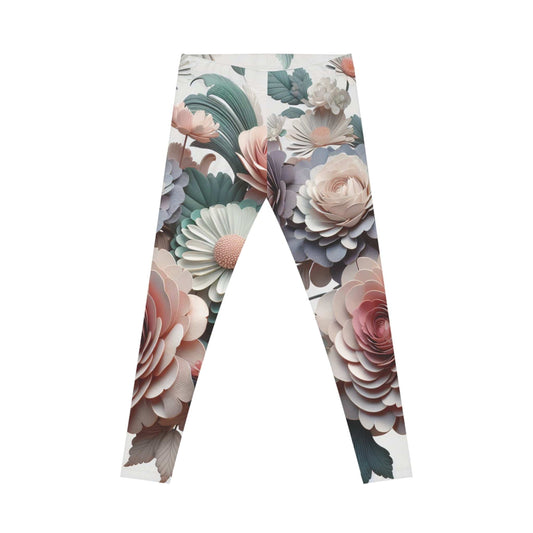 Floral Print Women's Casual Leggings, Stretchy Activewear, Comfortable Everyday Leggings, Yoga Pants, Spring Fashion Printify