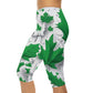 Stylish Women’s Capri Leggings, Floral Pattern, Perfect for Yoga, Fitness, Casual Wear, Gifts for Her, Summer Fashion - M/S TMC India